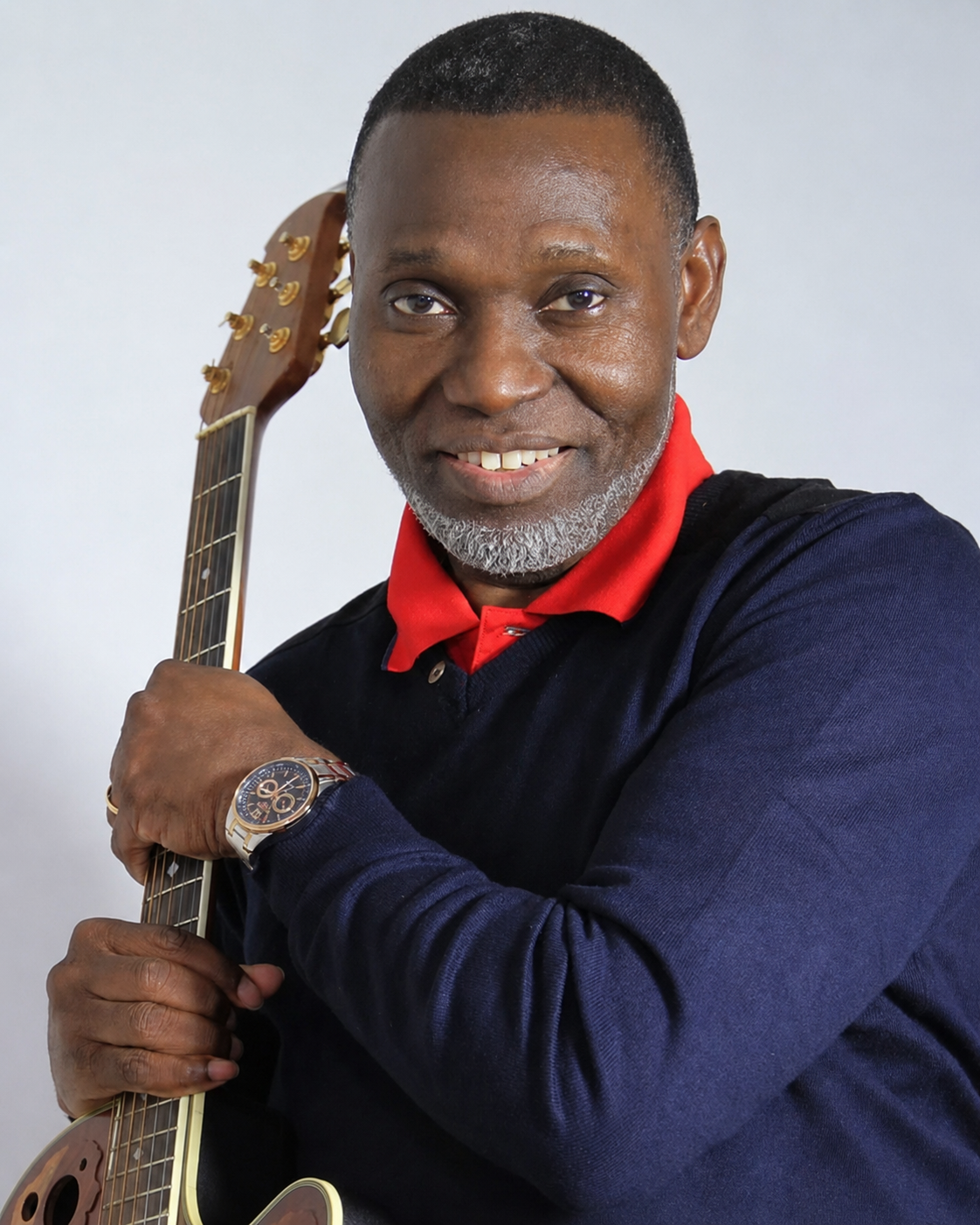 Portrait du pasteur et chanteur congolais Carlyto Lassa
